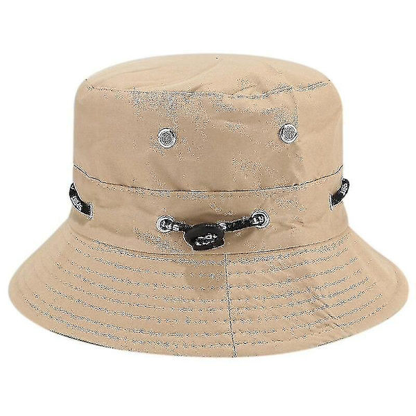 Hinkhatt för Män Kvinnor Unisex Strand Solhattar Street Headwear Fiskare Utomhuskeps Sommar Panama Justerbar Resekeps C3