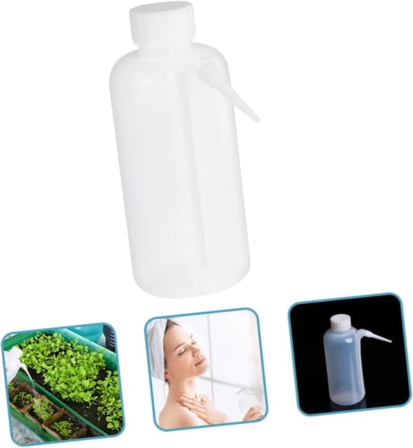 500 ml plastvaskeflaske klemflaske med bred munn og bærbart design