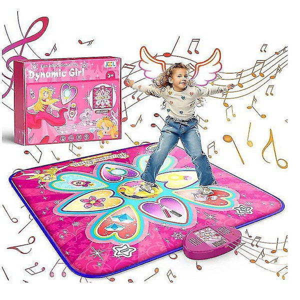 Dansematte for jenter 3-12 år - 7 spillmoduser