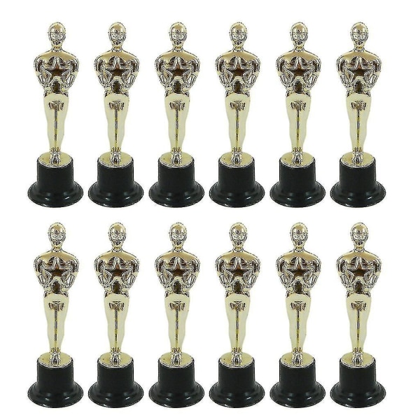 12 stk. Oscar-statuetteforme - Beløn vinderne med storslåede trofæer til ceremonier - Høj kvalitet