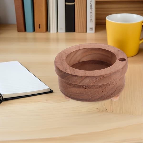 Papirkoppholder i tre Liten engangs papirkoppholder Rustikk kaffekrus