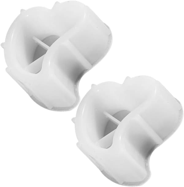 2 stk hjerteformede silikonform for stearinlys til Valentinsdag DIY voks smelter