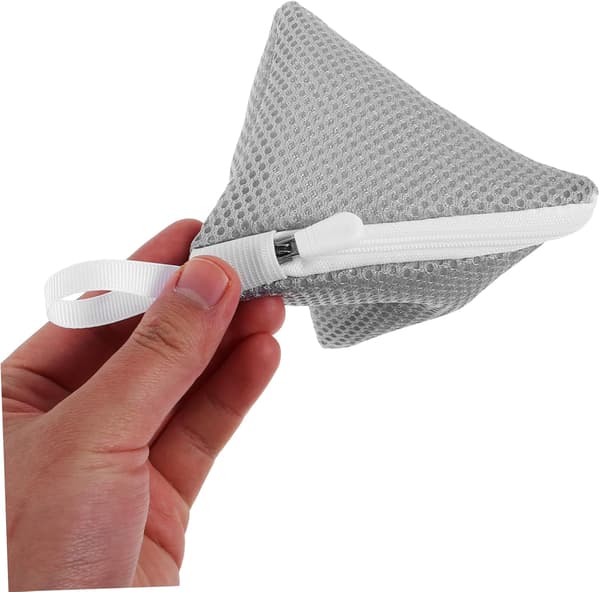 Mini Mesh Vaskeposer 3 stk. Sett Polyester Glidelås Delikate Vaskeposer for Håndholdt Klesvask