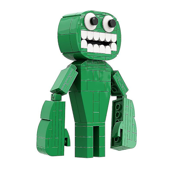 Gobricks Garten Of Banban Mursten Spil Headed Flamingo Moc Byggeklodser Børns Uddannelse Green-headed monster