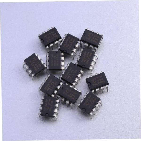 Ne555p Dip-8 Timer 555 Timer Högprecisionsmodul Elektronikkomponent 12-pack för kretsar