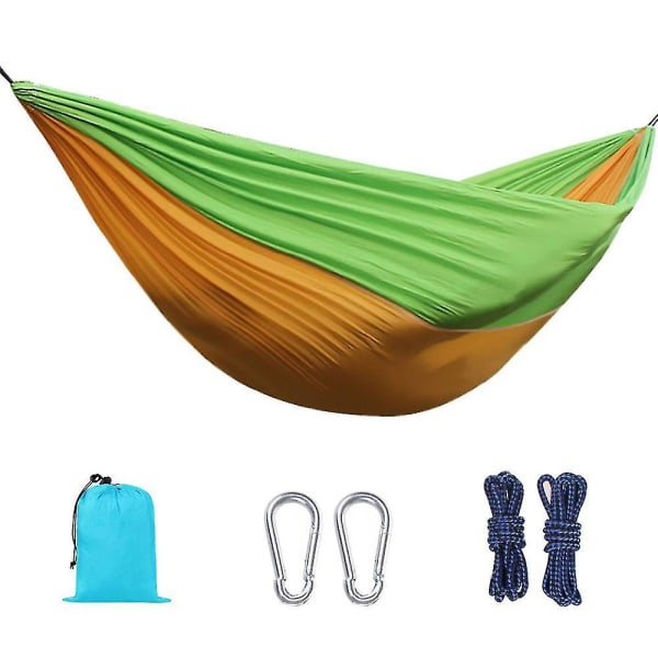 Bärbar Nylon Ryggsäck Hängmatta Myggnät Camping