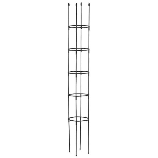 Tornin muotoinen obelisk-ristikko tuen kiipeilyruusuille ja kukille
