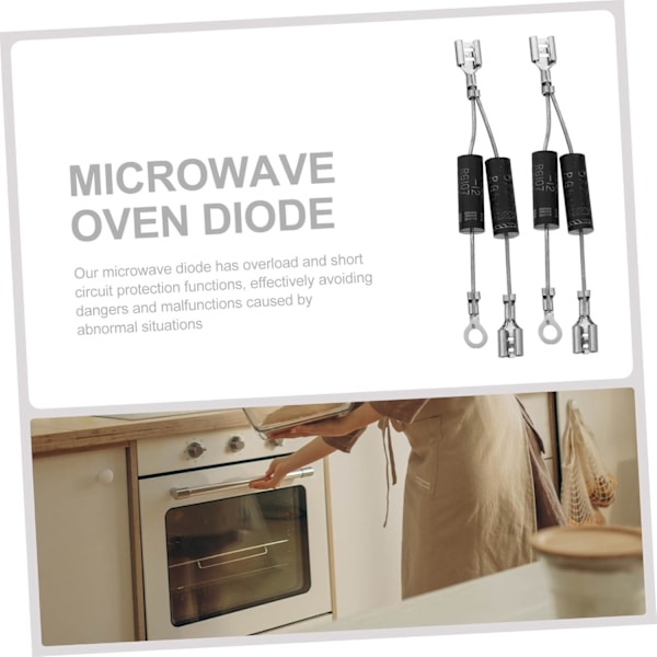 Universelt mikrobølgeovn diode kit 10 stk sæt højspændings diode erstatning til ovn kompakt