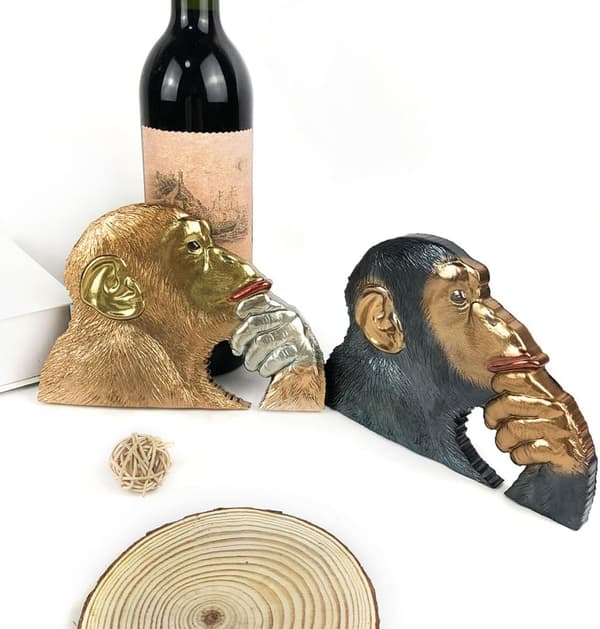 DIY Gorilla Silikonform Non-Stick Epoxy Håndverksform 3D Gorilla Dekor Silikon