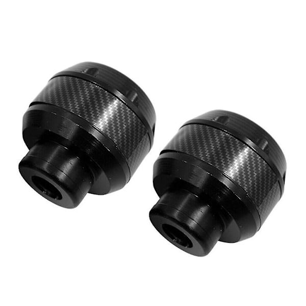 Forgaffelramme Sliders Styrtbeskyttelse Motor Kollision Beskytter Aluminium . (sort)(2 stk)