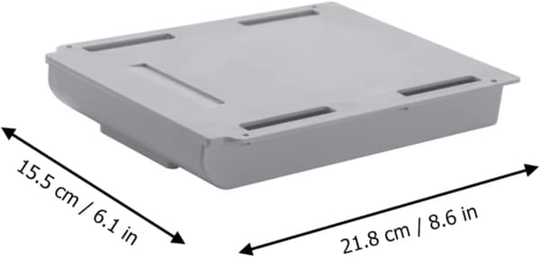 Skrivbordslåda Förvaringslåda Dold Förvaringslåda Organizer 2st Självhäftande Plastbricka