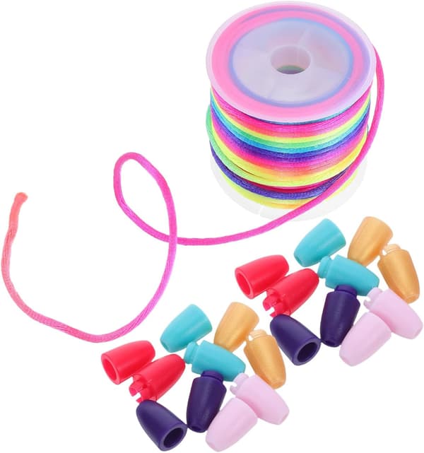 Breakaway Clasp Set 24 mm plastfatanslutningar med 10 m färgad nylonsnöre