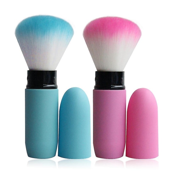 Bærbar uttrekkbar børste Powder Blush Makeup Brush