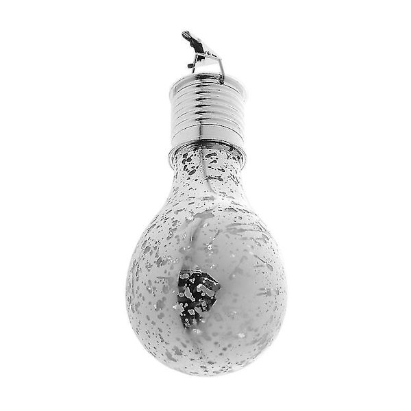 Solcellelampe Hengelampe Lysekrone Ny Kobber Pære Utendørs Dekorativ Lysekrone (sølv)