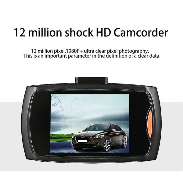 Bærbart HD 16:9 LCD Night Vision bilvideokamera G-sensor