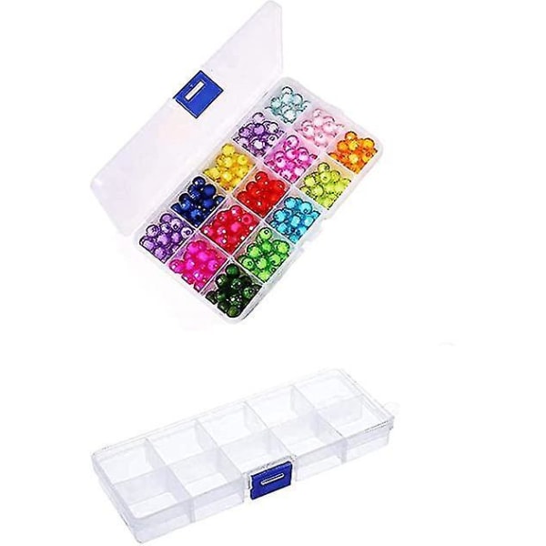 Bead Organizer Box Lille rum Opbevaringsskrue Plast