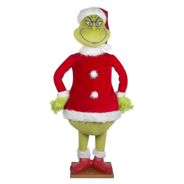 Christmas Grinch Plys Dukke Blødt Legetøj Fyldt Til Kid Julegave Home Decoration_y