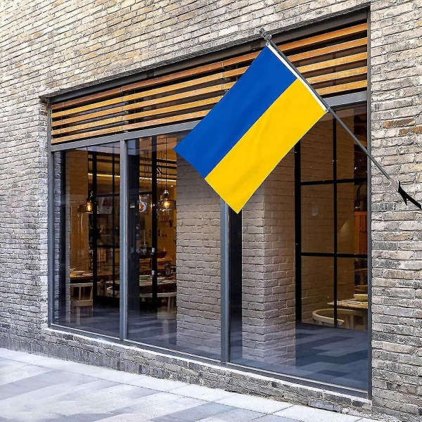 Ukrainsk Flagge Udendørs Indendørs Dekoration Polyester