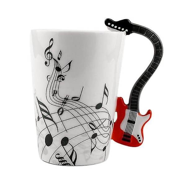 Keramisk Kops Musik Instrument Note Julegave