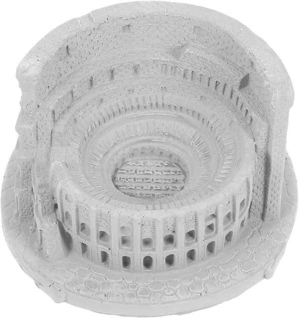 Antikk romersk Colosseum aromaterapi gipsdiffuser kopp grå badstue eterisk oljediffuser