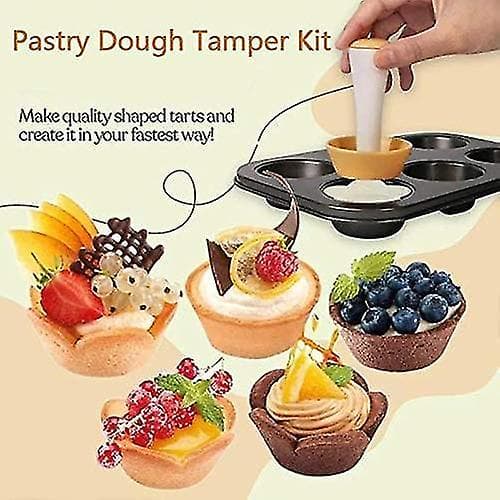 2 stk. Konditordej Tamper Kit DIY Cupcakes Biscuit Form Donut