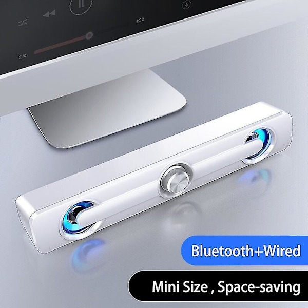 LED Bluetooth-högtalare Soundbar för TV, Dator