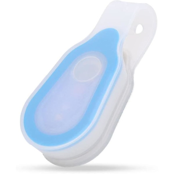 Outdoor Silicone Clip Light Safety Attach Led Clip-on Night Lightblue1pcs