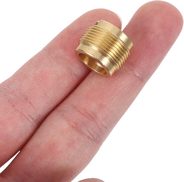 4 stk. kvinnelig mikrofonadapter 3/8 tommer til 5/8 tommer kobber gjenget skruemutter