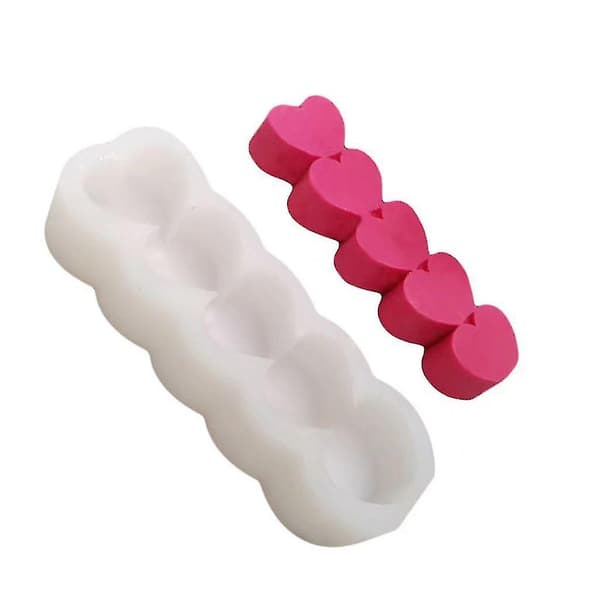 3D Ljusform Diskmaskinsäker Bakform Resinform 1 St DIY Aromaterapi