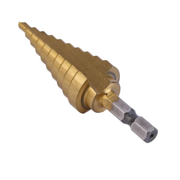 4-22mm Hex Titanium Trindelbor med Trin