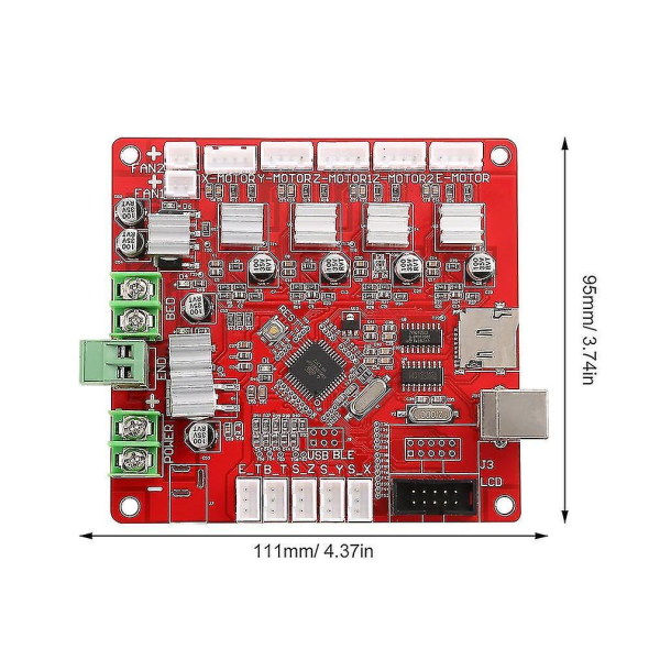 Anet V1.0 3D-skrivarmoderkort 12V LCD-kontroll.