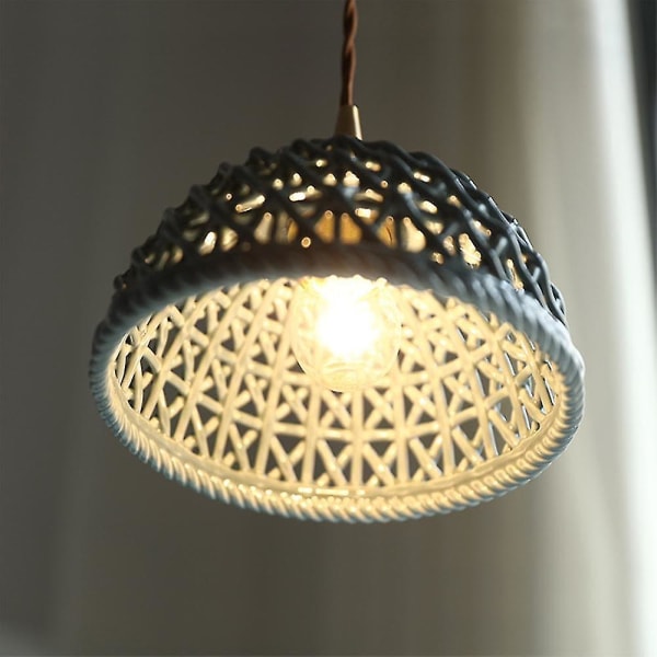 Retro Keramisk Lysekrone Håndlaget Lampe