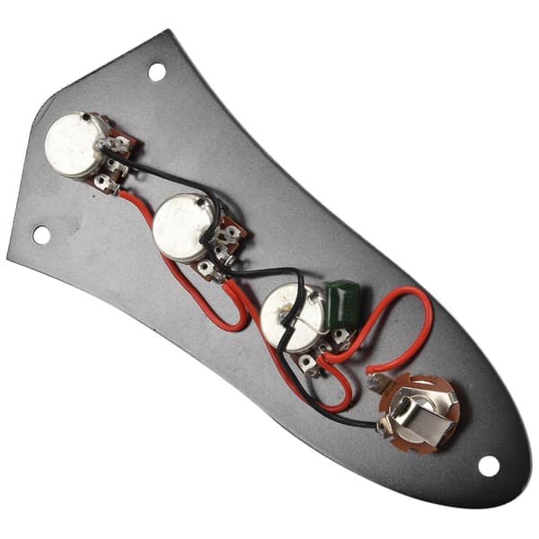 Gravyrpanel i aluminiumlegering för Jazzgitarr, kontrollpanel för Jazzgitarr