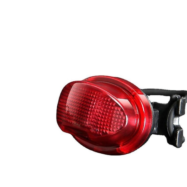 Usb genopladning blinklys laser cykel lys (1 stk, rød)