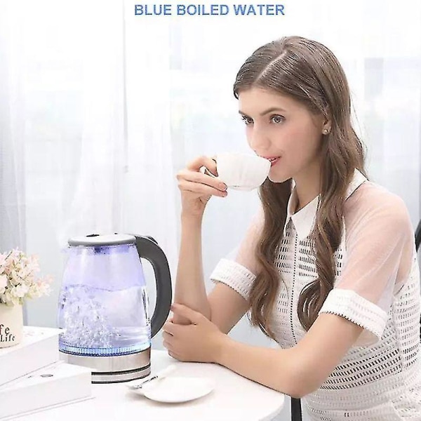 Elektrisk vannkoker glass teflaske Hurtigkokende tørr beskyttelse