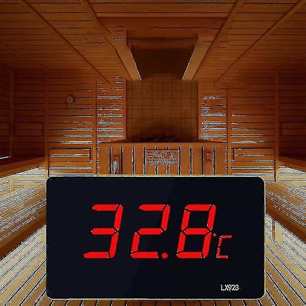 Pooltermometer med LED-display och vattentät sondtermometer Akvarium Utomhustemperatur Me Abc Den Bättre