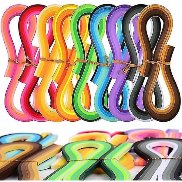 9 väriä 900 nauhaa Quilling Paper Kit Tee-se-itse askartelulahjat