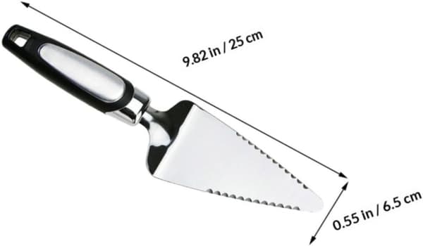 2 stk. pizzabakespade trekantspade 11,8x3,9x0,6 tommer rustfritt stål