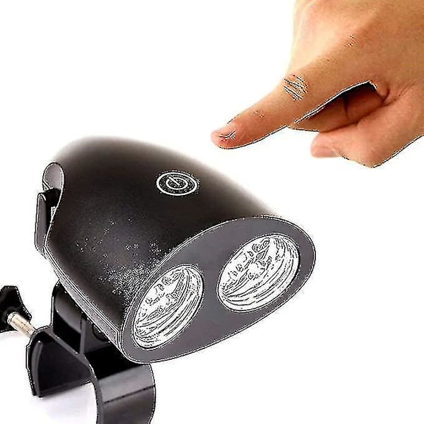 Heldige LED Grilllys 360 Grader Roterende Grillbelysning