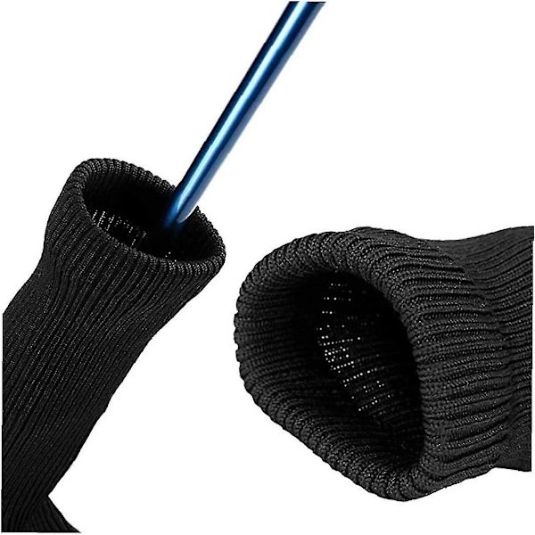 Svarta Golfhuvuden för Driver 1 3 5 Fairway Woods Huvuden Lång Hals 1680d Stickade Huvuden