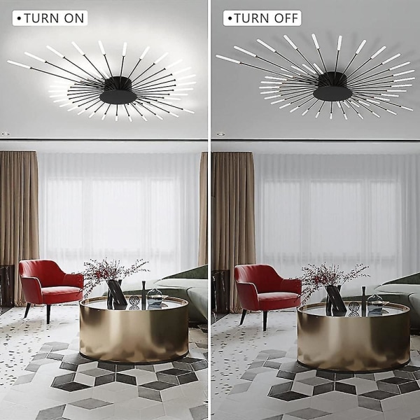 Moderne Loftlampe Nem Installation Flush Mount Akryl