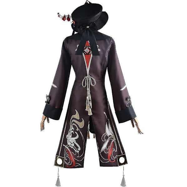 Genshin Impact Hu Tao Kostume Fancy Up Outfits Tassels Bukser Uniform Se S