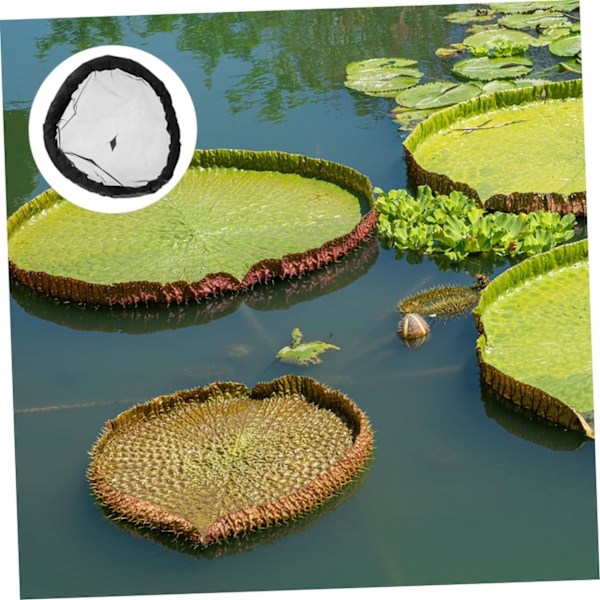 Runt Växtskydd Fint Masknät Dammnät Fisksäkert Flytande Barriär Polyesternät