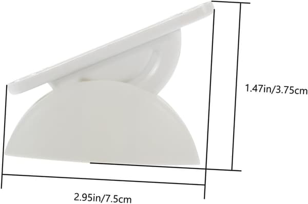 Nylon Husbilsdörrhållare 2st Husbilsdörrspärr Vit för Husbilstillbehör