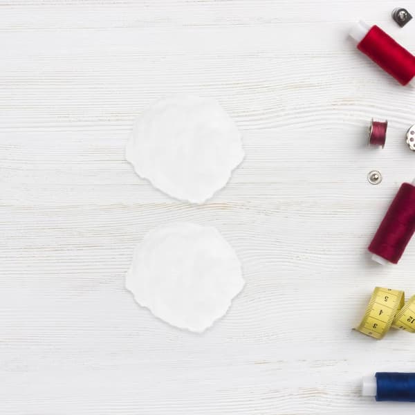2 flaskor dockflockningspulverkit, vitt naturmaterial med enkel applicering