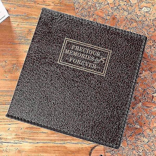 Valokuva-albumi, itseliimautuva nahkakansi, magneettinen albumi