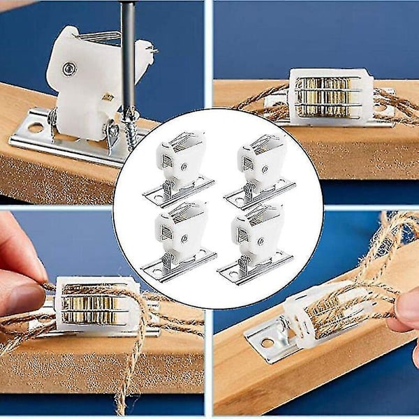 4-pack bambugardinlåsbultar Romerska skugglåstillbehör Bambugardintillbehör, Superma (shikai)-yuhao