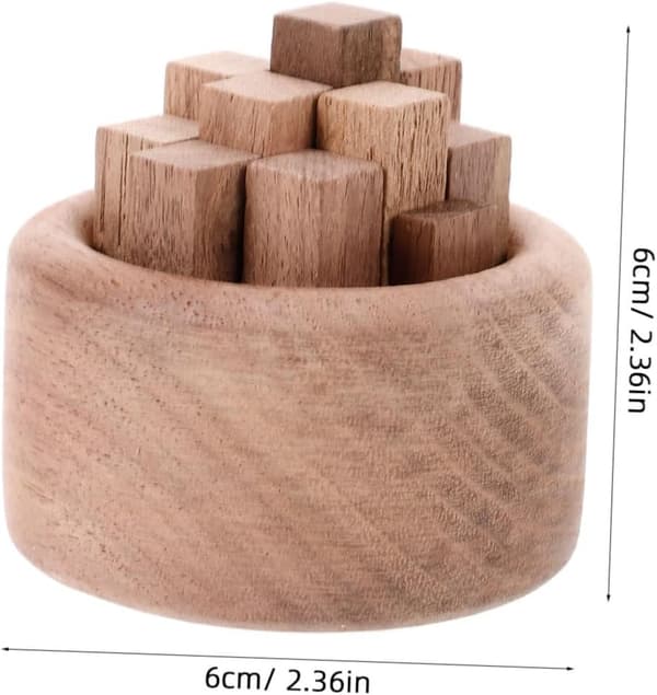 Træbunkeformet Diffuser Æterisk Olieholder Boligindretning Kontor Aroma Soveværelse Aroma Diffuser
