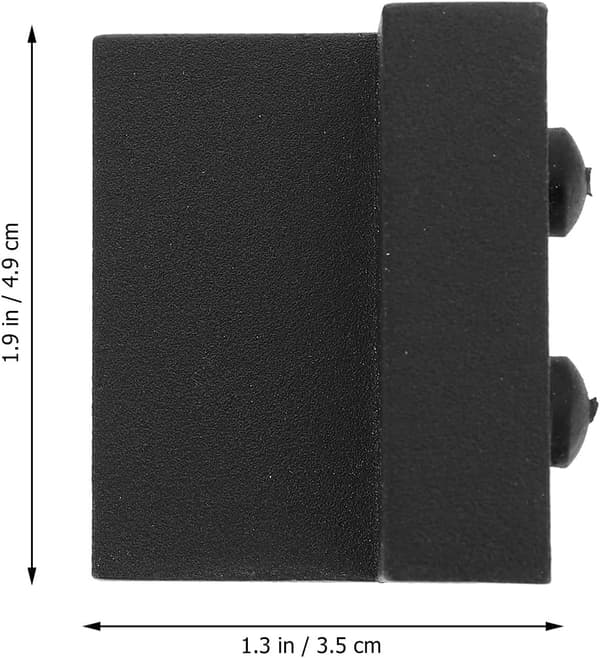1 stk Låvedørstopper Flat Skinne Låvedørstopper Dørstopper Veggbeskytter