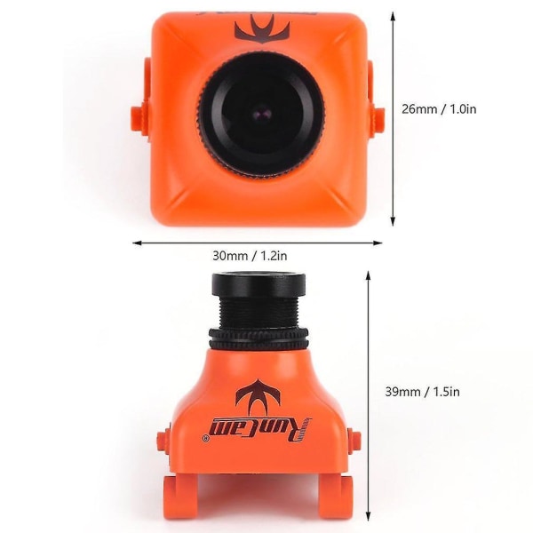 Runcam Swift 600TVL FPV PAL-kamera med 2,8 mm-lins